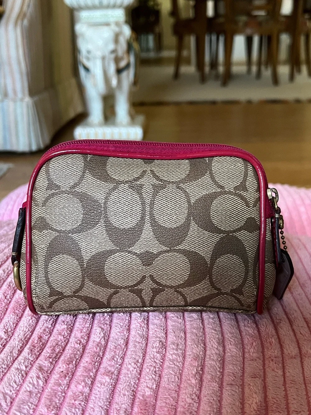 Coach Heritage Cosmetic Bag-Vintage